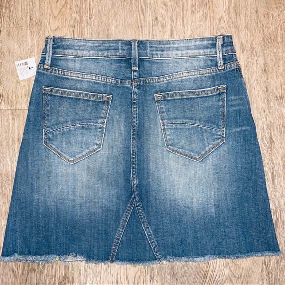 NWT Driftwood | Stef Denim Embroidered Skirt - Picture 2 of 9